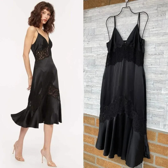 CAMI  NYC poppy dress in black size large - Picture 4 of 17